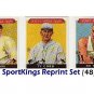 1933 Goudey Sport Kings Reprints Complete Set (48)