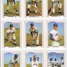 1987 TCMA "Baseball's Greatest Teams" 1969 'Miracle' Mets Complete set (9)