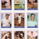 1987 TCMA "Baseball's Greatest Teams" 1961 Yankees Complete set (9) Mantle Maris Ford Berra