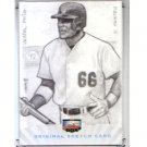 Yasiel Puig #1/1 RC 2013 Super Box Rookies and Phenoms Original Sketch Card Dodgers