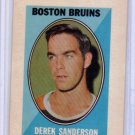 Derek Sanderson 1970-71 Topps/OPC Hockey Sticker #27 Bruins