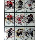 2005-06 Upper Deck Ice Complete Base Set of Stars #1-100 Lemieux, Yzerman