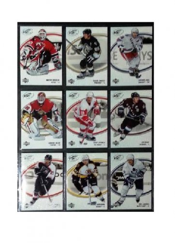 2005-06 Upper Deck Ice Complete Base Set of Stars #1-100 Lemieux, Yzerman