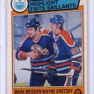 Wayne Gretzky 1983-84 O-Pee-Chee #23 Wayne Gretzky & Mark Messier Edmonton Oilers, Kings, Rangers