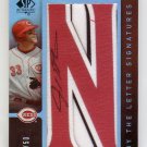 Josh Hamilton RC #/50 2007 SP Authentic By the Letter Signatures #BL-29 Autograph Rangers Angels