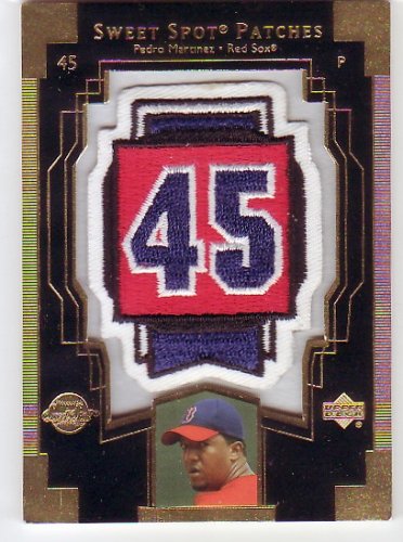 Pedro Martinez 2003 Upper Deck Sweet Spot Patches #PM1 Red Sox, Mets HOF