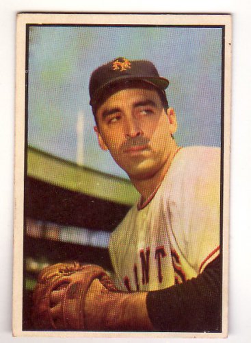 Sal Maglie 1953 Bowman Color #96  New York Giants