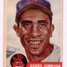 Harry Simpson 1953 Topps #150 Cleveland Indians
