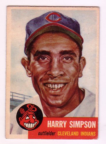 Harry Simpson 1953 Topps #150 Cleveland Indians