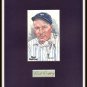 Red Ruffing Certified Autographed Matted Display Yankees HOF PSA/DNA Full Authentication Letter LOA