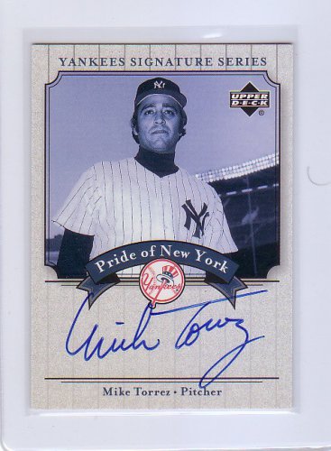 Mike Torrez 2003 Upper Deck Yankees Signature Series Pride of New York Autographs #PN-MT