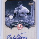 Ralph Terry 2003 Upper Deck Yankees Signature Series Pride of New York Autographs #PN-RT