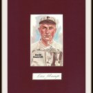 David Bancroft Autographed Signature Matted Display HOF Pre-certified by PSA/DNA