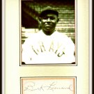 Buck Leonard Autographed Matted 11 x 14 Display HOF Pre-certified by PSA/DNA Homestead Grays