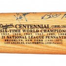 Dodgers Signed Limited Centennial Bat 1890-1990 #/500 Autographed Rare