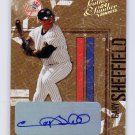 Gary Sheffield #/5 Gold Auto 2004 Donruss Leather & Lumber Autographs #98 Yankees
