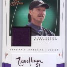 Randy Johnson #/50 HOF Auto 2004 Flair Cuts and Glory Autographed Jersey Diamondbacks, Yankees HOF