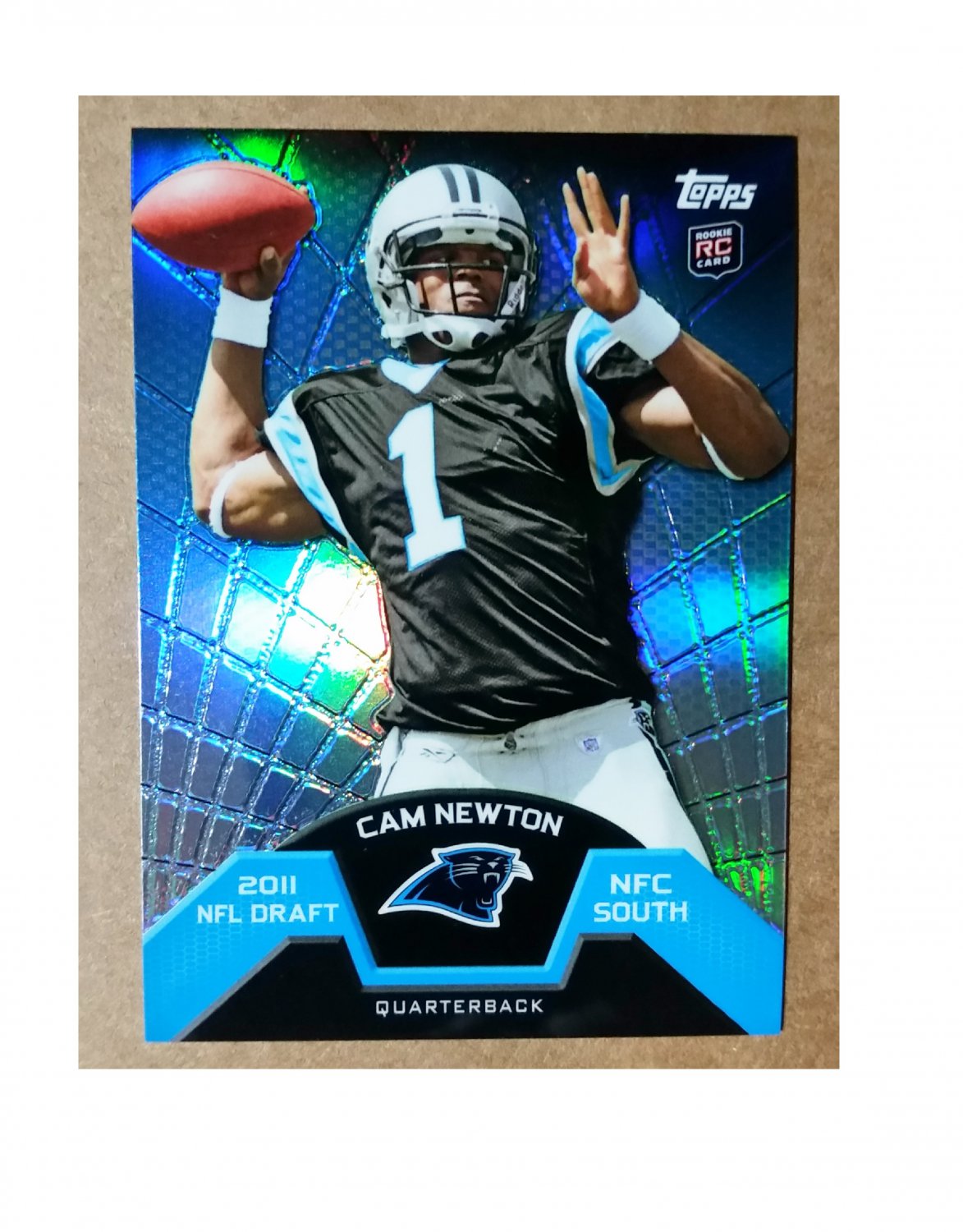 Cam Newton RC 2011 Topps Blaster Mega Box Rookie #TMB-1 Panthers