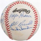 Brooklyn Dodgers Greats Autographed Official NL Ball Duke Snider, Branca, Erskine, Roe, Don Zimmer