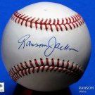 Brooklyn Dodgers Ransom Jackson Signed Autographed Official NL Baseball (White)