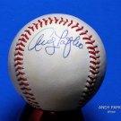 Brooklyn Dodgers Andy Pafko Signed Autographed Official NL Baseball (White)
