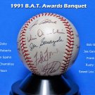 Bob Gibson, Spahn, Garagiola, Doby, HOF Signed Autographed Ball Sweet Lou