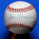 Brooklyn Dodgers Don Thompson Signed Autographed Official NL Baseball (White) Brooklyn HOF