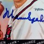 Warren Spahn (HOF) Signed Perez-Steele Masterworks Postcard from 1990 #22 Braves Autographed