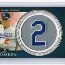 Tommy Lasorda HOF 2012 Topps Commemorative Retired Number Patch #RN-TL Dodgers
