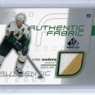 Mike Modano HOF 2001-02 SP Game Used Edition Authentic Fabric #AF-MM Stars