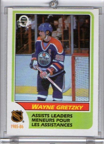 Wayne Gretzky 1986-87 O-Pee-Chee #259 Edmonton Oilers, Kings, Rangers HOF