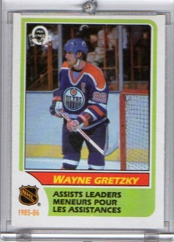 Wayne Gretzky 1986-87 O-Pee-Chee #259 Edmonton Oilers, Kings, Rangers HOF