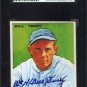 Bill Terry Signed 1933 Goudey Reprint Card Authentic Autograph JSA Certified Giants HOF