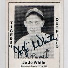 Jo Jo White Signed 1979 Wallin Diamond Greats #388 Authentic Autograph Tigers