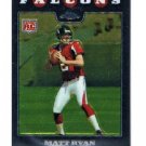 Matt Ryan RC 2008 Topps Chrome Rookie #TC-166 Falcons