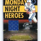Peyton Manning #/250 2006 Donruss Classics MNH Authentic Jersey #MNH-24 Broncos, Colts