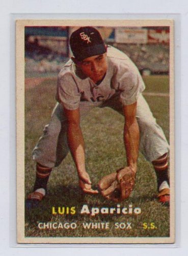 Luis Aparicio 1957 Topps # 7 White Sox, HOF
