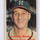 Warren Spahn 1957 Topps #90  HOF Milwaukee Braves