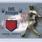 Manny Ramirez #/99 2004 Fleer Legacy Hit Kings Patch Silver #HK-MR Red Sox, Indians, Dodgers