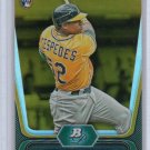 Yoenis Cespedes Gold RC 2012 Bowman Platinum Rookie #21 A's Mets Gold Parallel