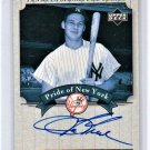 Tom Tresh 2003 Upper Deck Yankees Signature Series Pride of New York Autographs #PN-TT