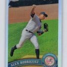 Alex Rodriguez 2011 Topps Chrome Refractor #100 Yankees
