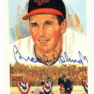 Brooks Robinson Signed Autographed 1989 Perez-Steele Celebration Postcard #35 Orioles HOF