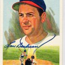 Lou Boudreau Signed Autographed 1989 Perez-Steele Celebration Postcard #7 Indians HOF
