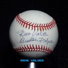Brooklyn Dodgers Rene Valdes Signed Autographed Official NL Baseball (Coleman) "Brooklin Dodgers"