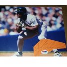 Rickey Henderson HOF Signed Autographed Cut / 8x10 Color Photo w/Cut Sig  A's PSA/DNA