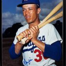 Maury Wills Signed Autographed 8x10" Color Photograph Photo Los Angeles Dodgers