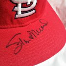 Stan Musial HOF Signed Autographed Cardinals Vintage Wool Fitted Cap Hat