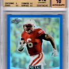 Corey Clement #/50 AUTO BGS 9.5/10 2017 Leaf Metal Draft Blue Refractor RC Autograph #/50 EAGLES