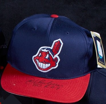 Joe Charboneau Signed Autographed Indians NWT Hat Cap "1980 ROY"